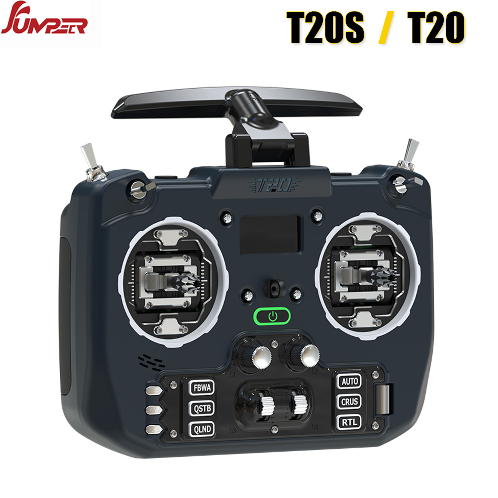 Jumper T20S V2 Radio Controller - 長距離RCドローン用リモコン,t20,t20s,v2,elrs,915mhz,2.4ghz,hall,rdc90,フルサイズ,無線edgetx,最大1000mw