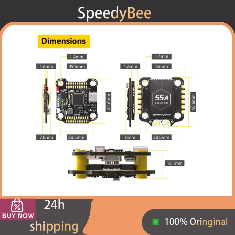 SpeedyBee F405 V4 BLS 55A 30x3 - Speedybee F405 V4 Bls 55A Stack のレビューと価格