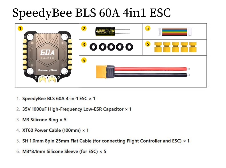 SpeedyBee F4 F405 V4 55A BLS 3 - Speedybee F405 V4 Bls 55A Stack のレビューと価格