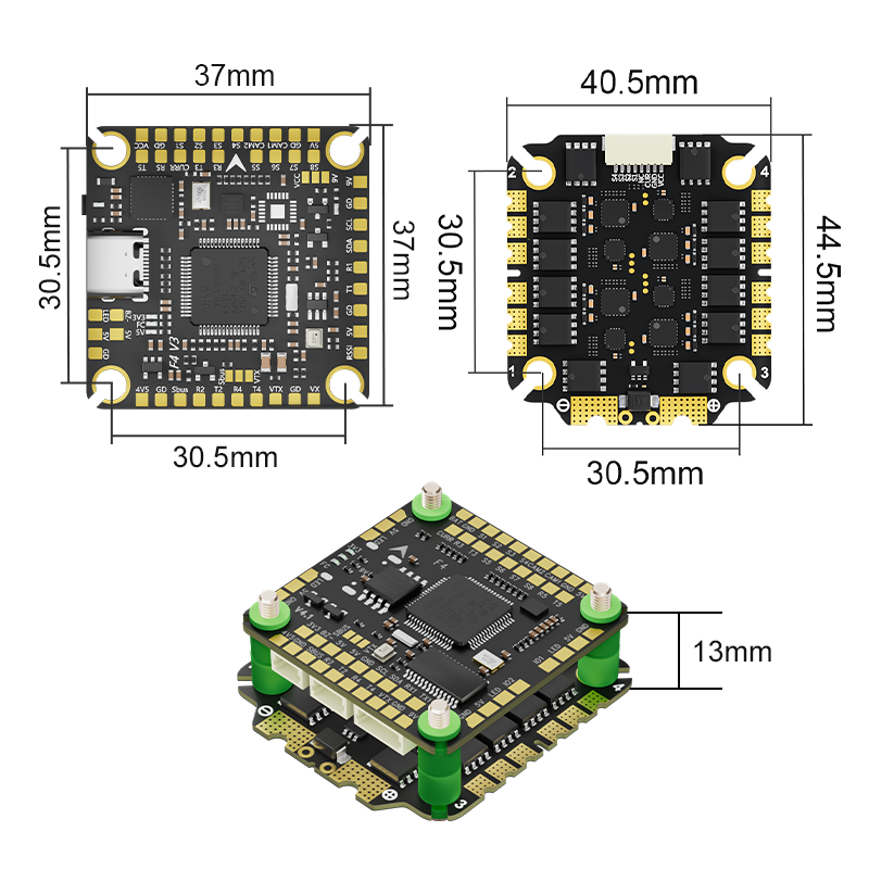 Aocoda-RC F465S V4 スタック F405 V - Speedybee F405 V4 Bls 55A Stack のレビューと価格